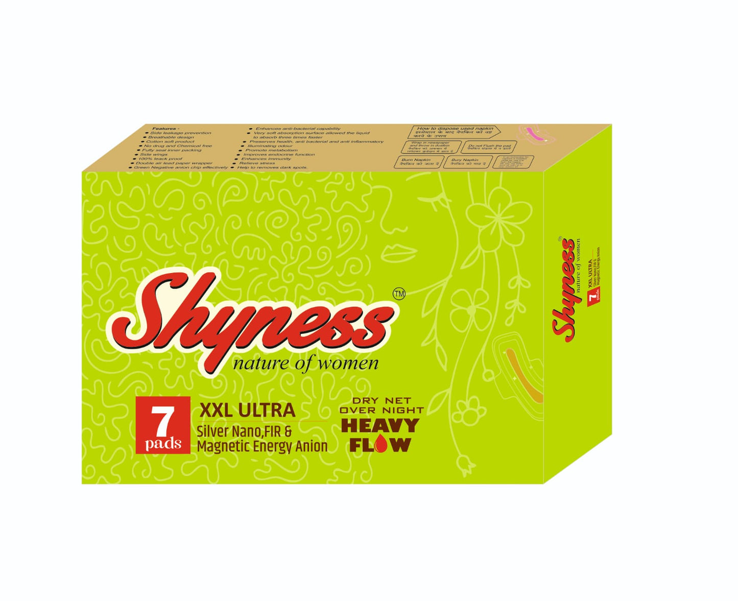 SHYNESS XXL ULTRA ANION 7PADS DRY NET